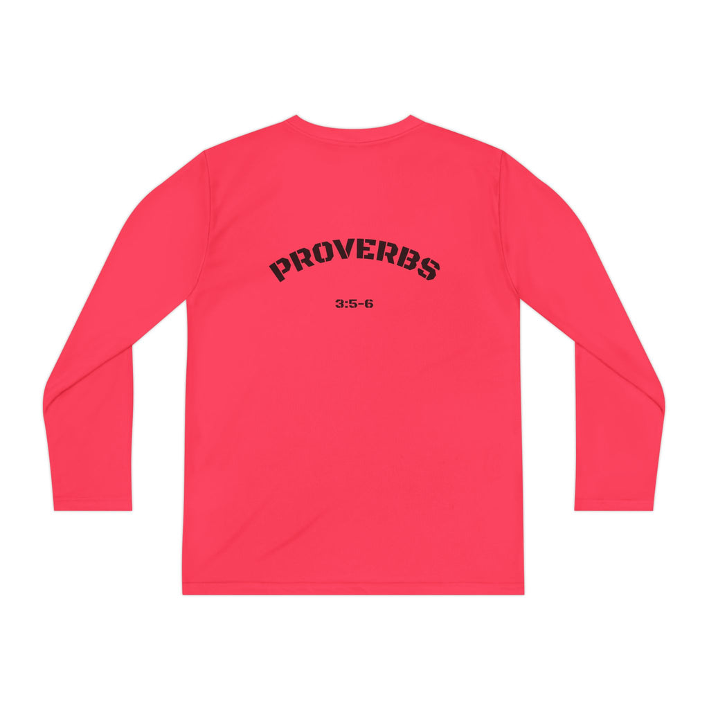 Proverbs 3:5-6 Youth Long Sleeve Tee