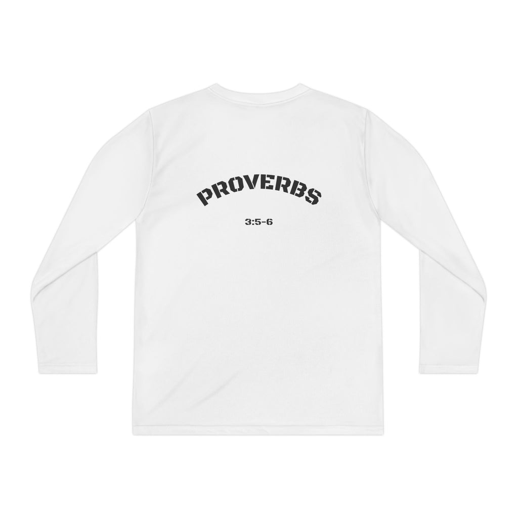 Proverbs 3:5-6 Youth Long Sleeve Tee
