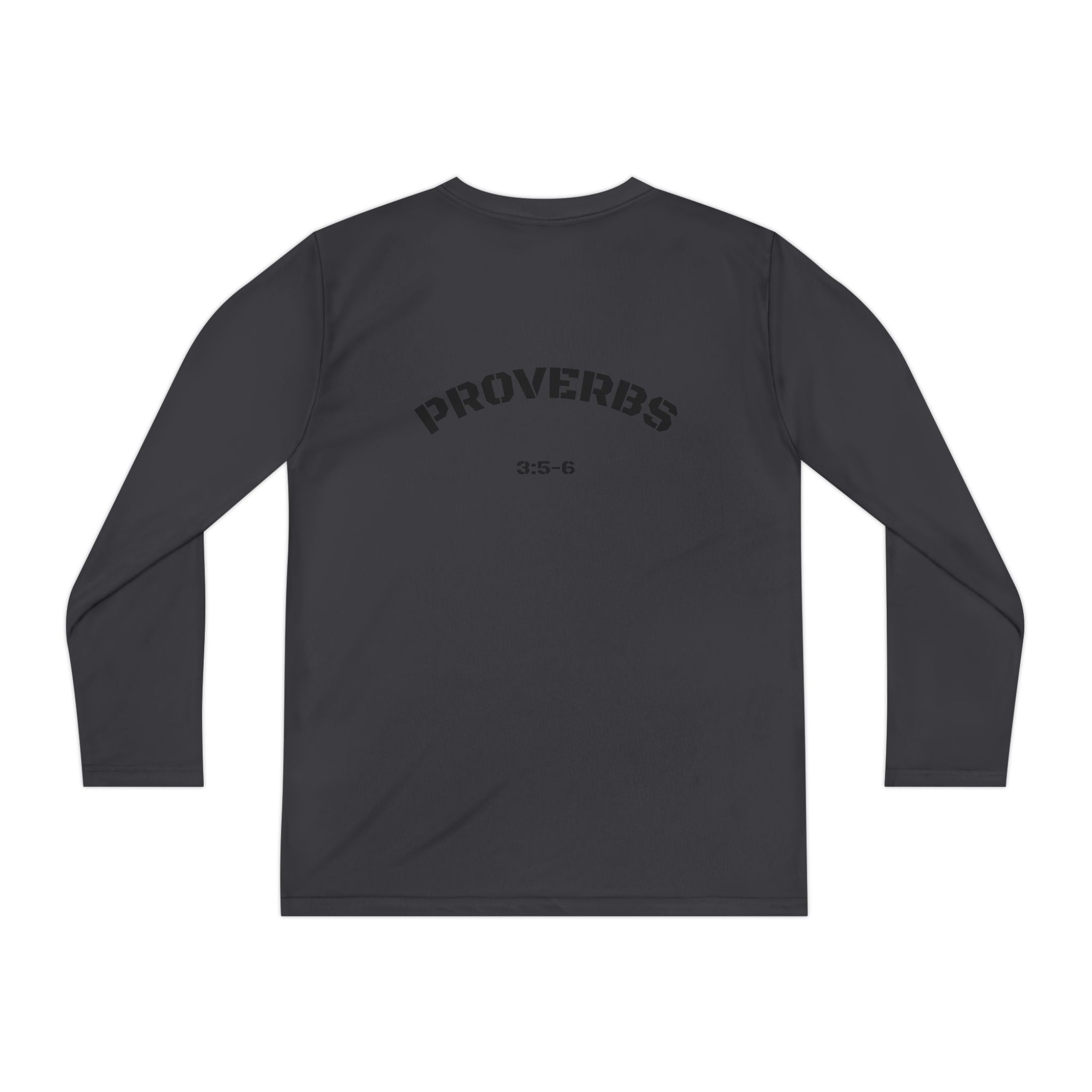 Proverbs 3:5-6 Youth Long Sleeve Tee