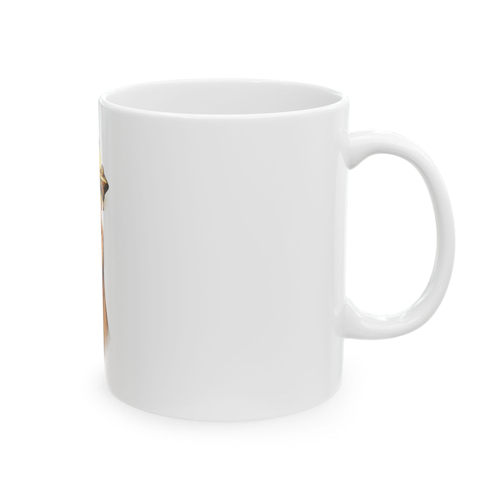 Cross Daily Ceramic Mug — "Pick Up Your Cross" Christian Reminder (11oz, 15oz)