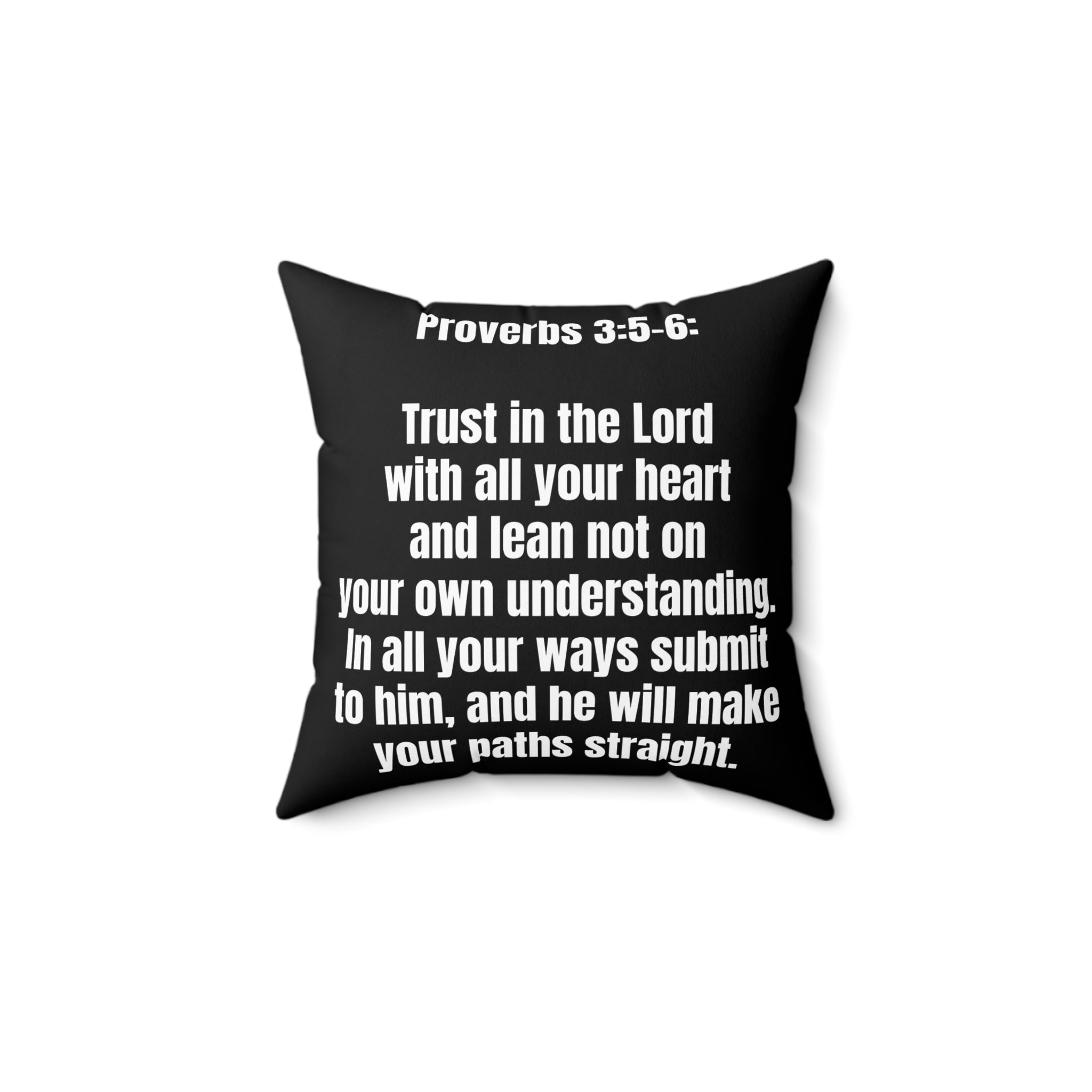 Faith-Inspired Throw Pillow — "T&OG" Christian Decorative Pillow