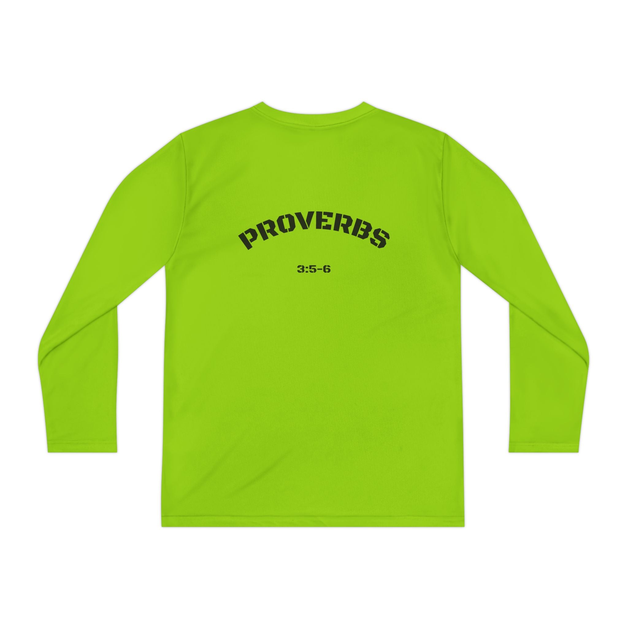 Proverbs 3:5-6 Youth Long Sleeve Tee