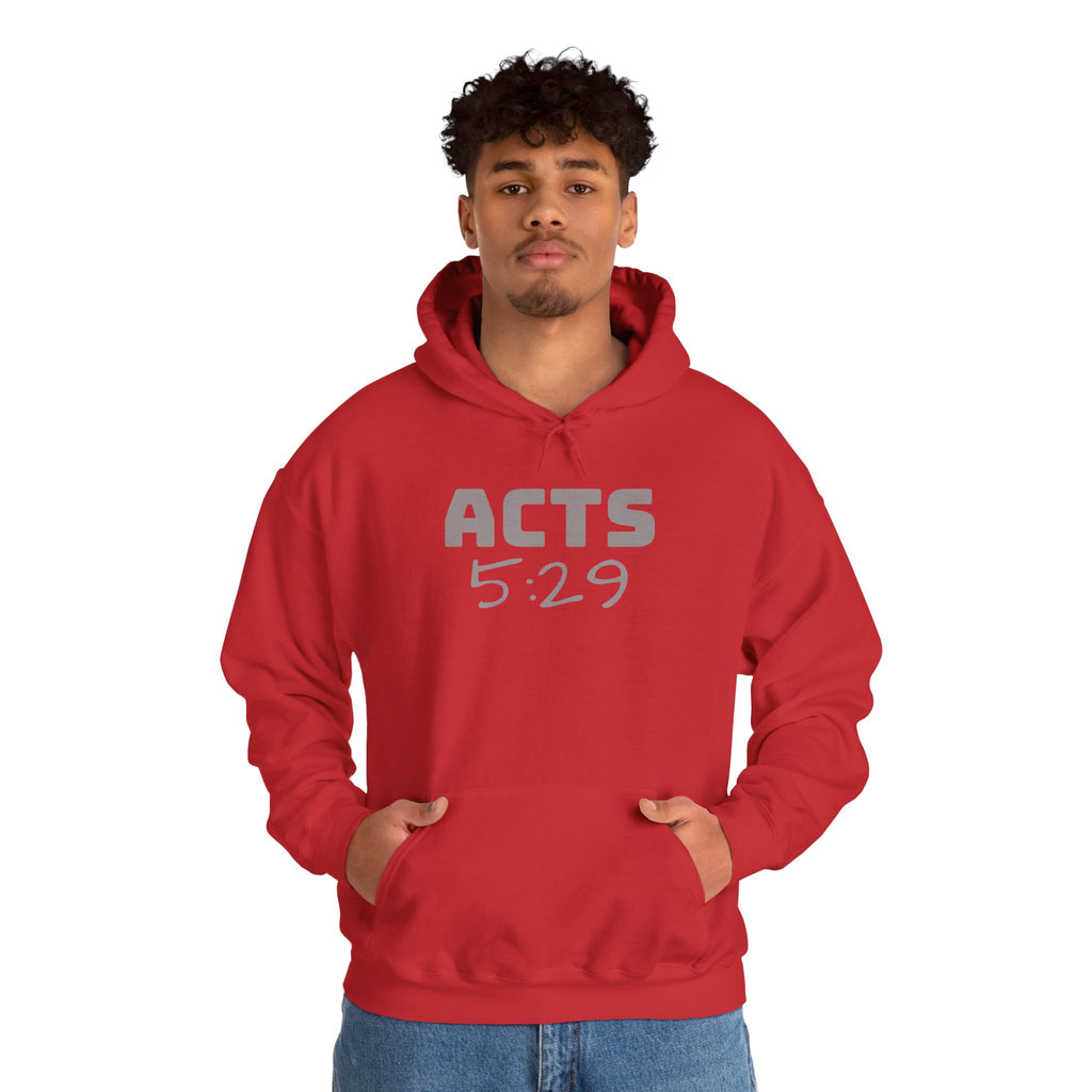 Act 5:29 Faith Hoodie