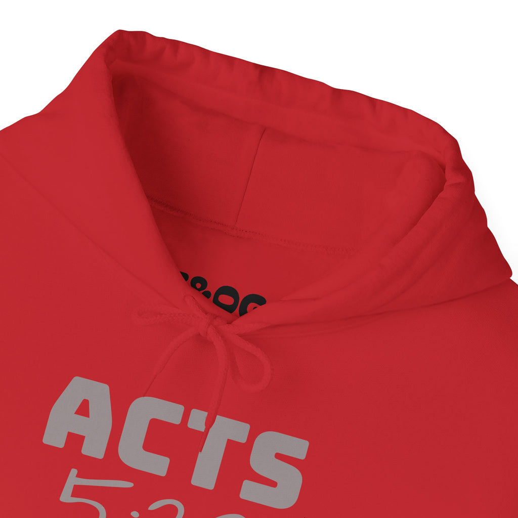 Act 5:29 Faith Hoodie